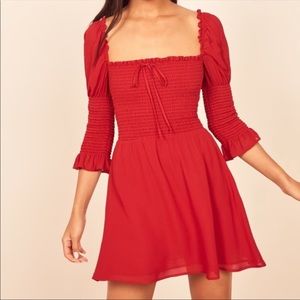 Reformation Cherry Lou Lou dress